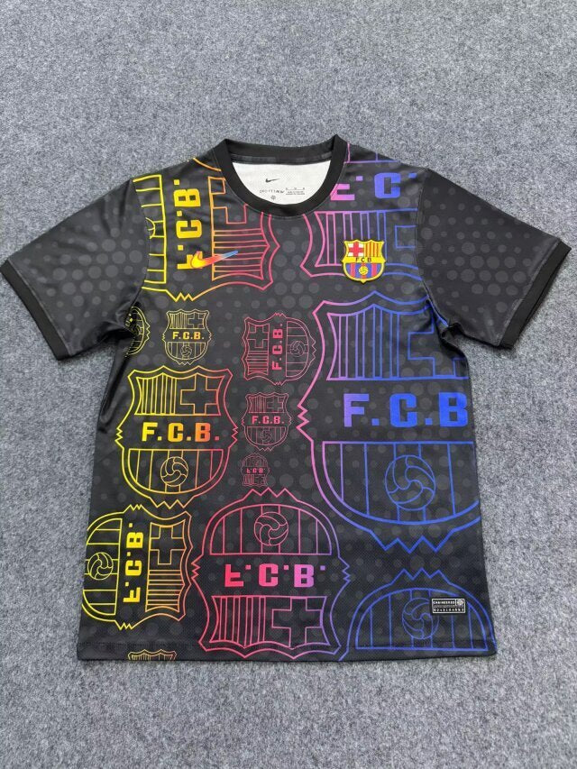 Barcelona 25/26 Black Logo Custom Jersey