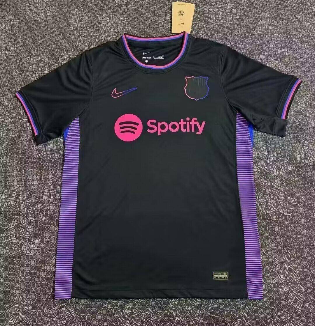 Barcelona 24/25 Black and Purple Custom Jersey