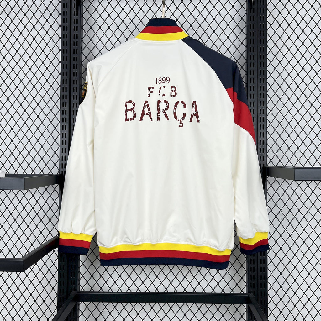 Barcelona 25/26 Windbreaker Jacket | White | All Sizes
